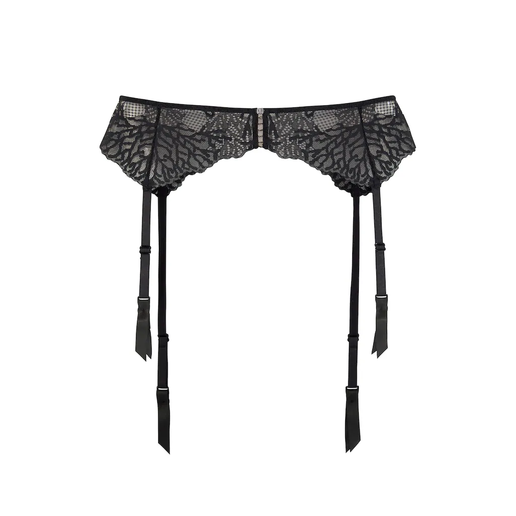 JETTE Strapsgürtel aus transparenter Spitze sexy Dessous Reizwäsche bestellen VIP-Rabatte