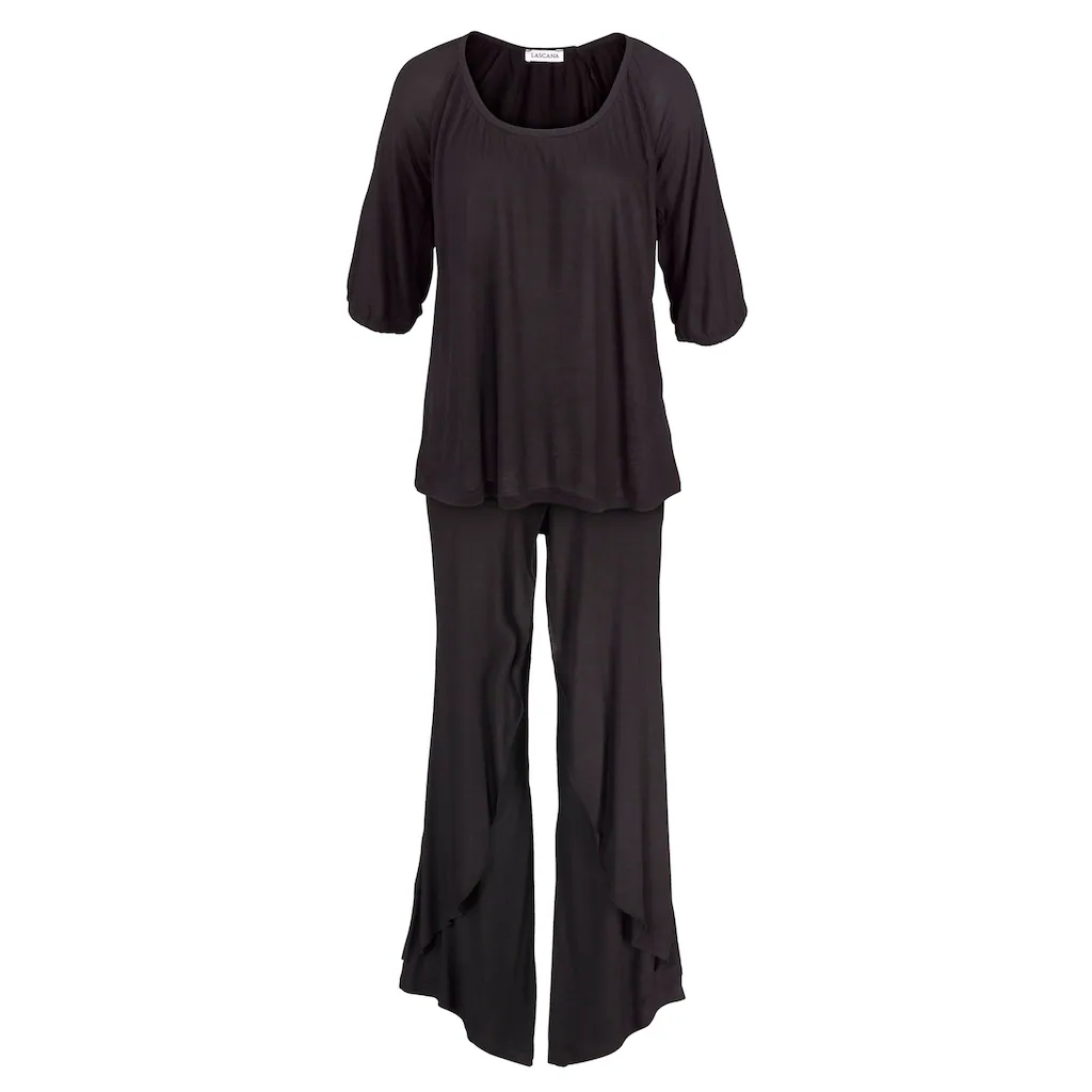 LASCANA Pyjama (2 tlg.) Hose in edler Layeroptik bestellen Bis zu 60% Rabatt