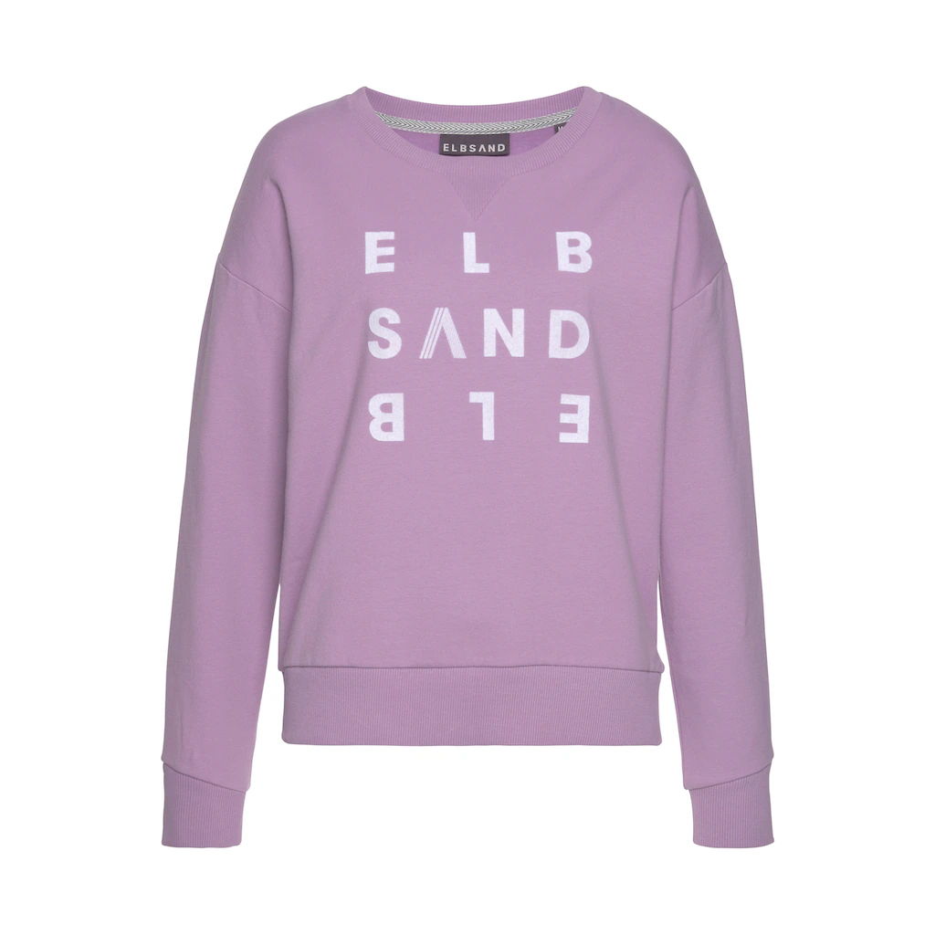 Elbsand Sweatshirt »Ylva« mit Logodruck sportlich-casual Meist gekauft