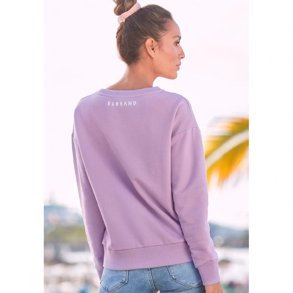 Elbsand Sweatshirt »Ylva« mit Logodruck sportlich-casual Meist gekauft