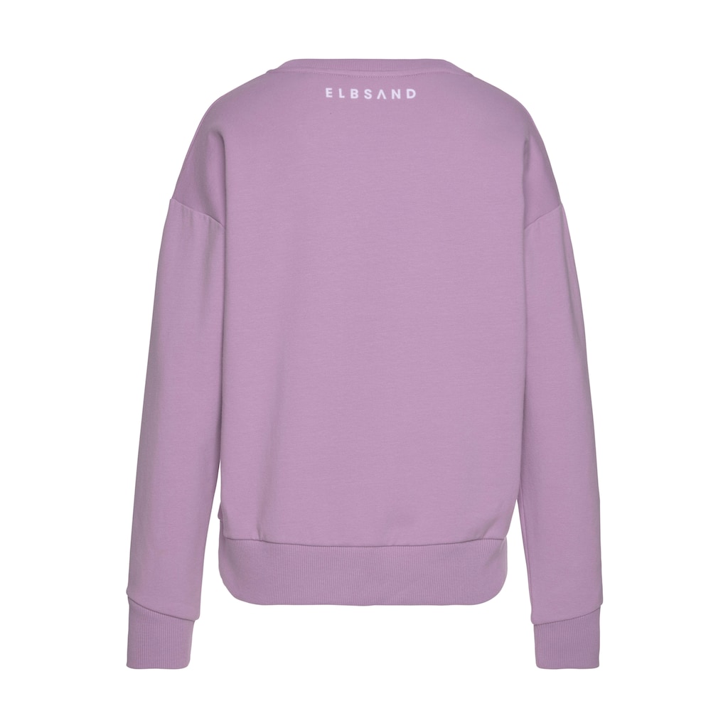 Elbsand Sweatshirt »Ylva« mit Logodruck sportlich-casual Meist gekauft