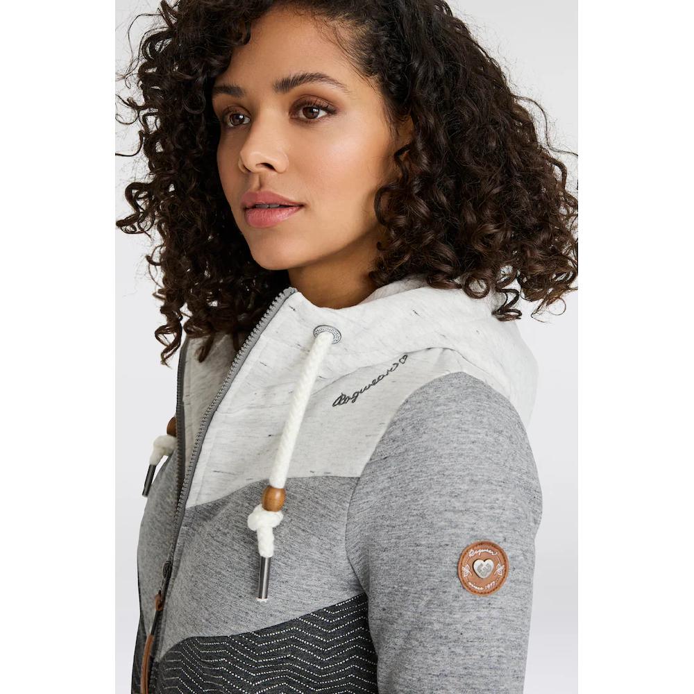 Ragwear Sweatjacke »TREGA ZIP O« im Colorblocking-Design Fabrik Onlineshop