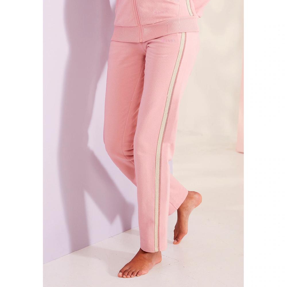 Bench. Loungewear Relaxhose mit Glitzer Seitenstreifen Loungeanzug Versandkostenfrei