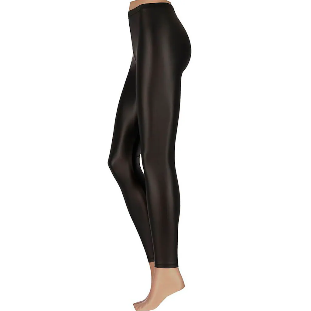 Sarlini Leggings Leicht glänzend in Lederoptik Saisonschlussverkauf