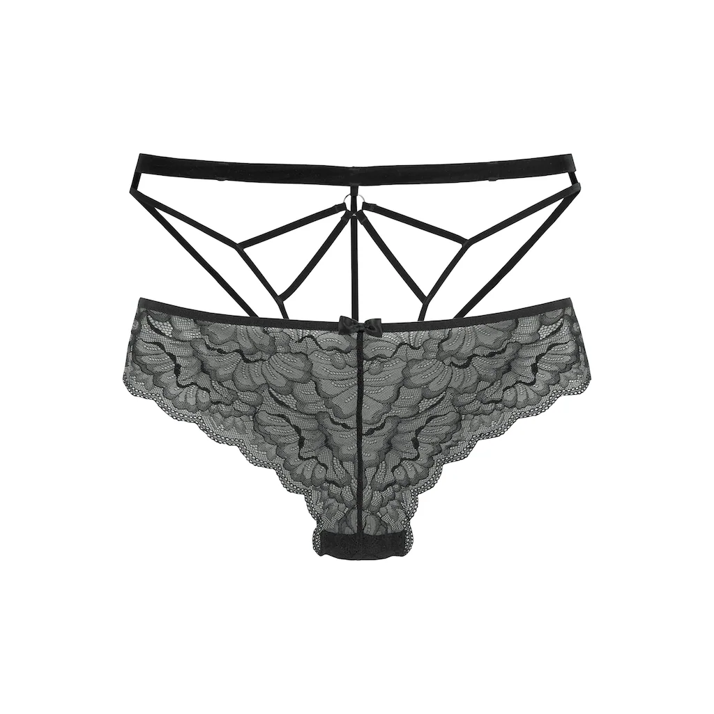 petite fleur gold Tanga-Ouvert (2 St.) Packung: Tanga aus Spitze und Ouvert aus Bändern online kaufen Lagerräumung