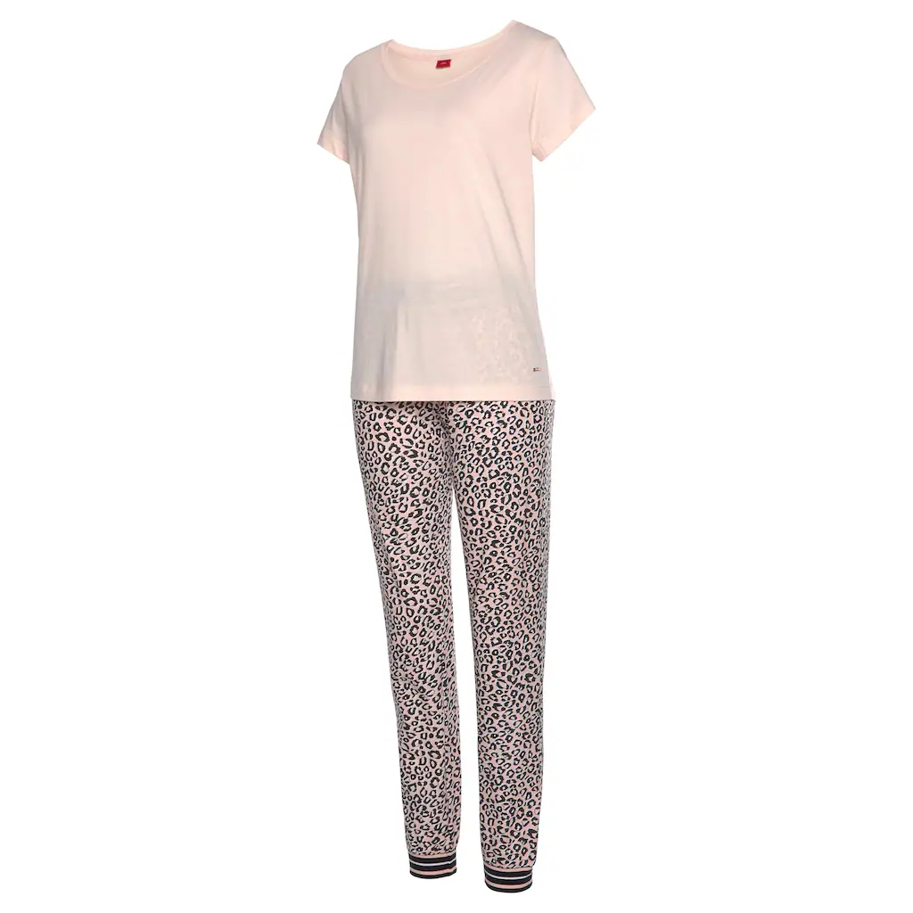 s.Oliver Bodywear Schlafanzug mit Rundhalsausschnitt Zeitlich begrenztes Angebot