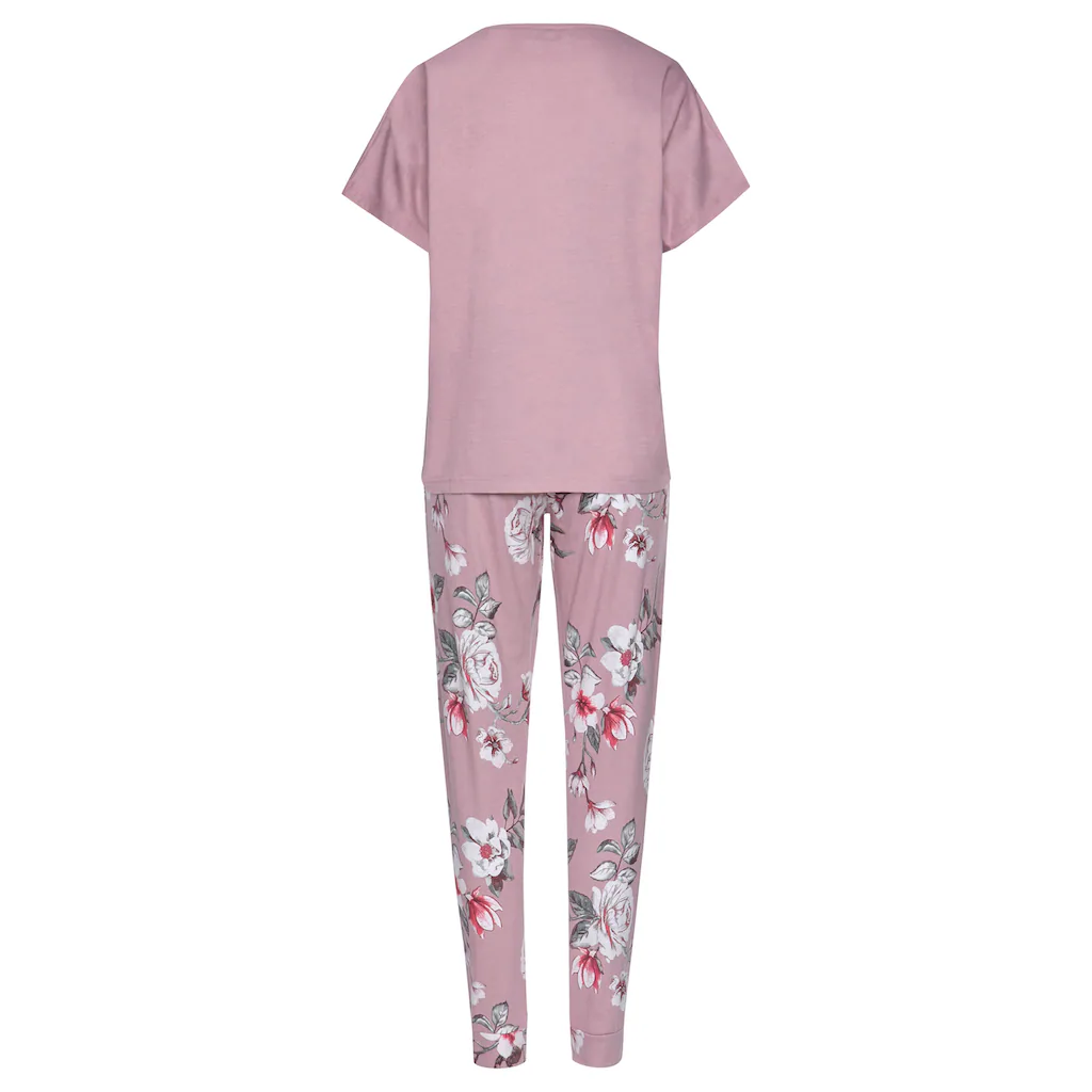Vivance Dreams Pyjama (2 tlg.) mit Blumendruck ▷ für Neueste Stile