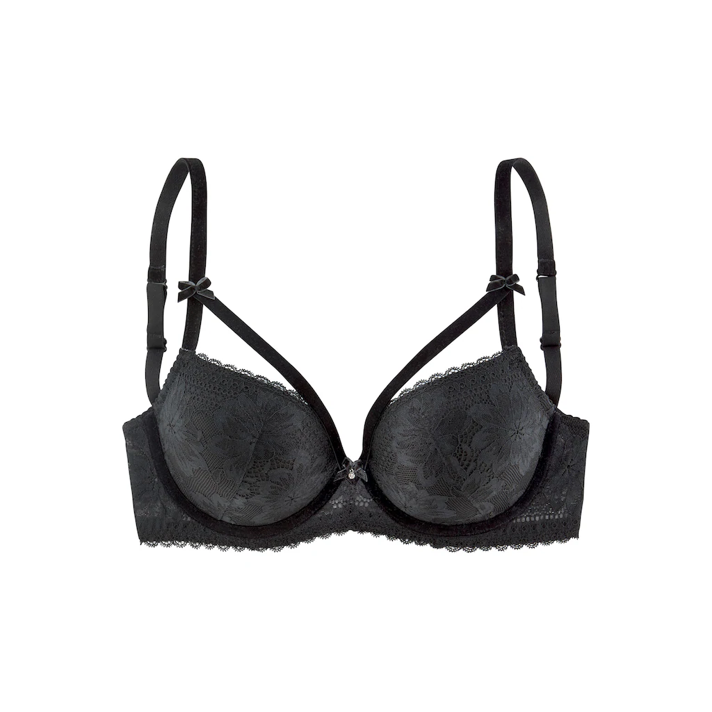 petite fleur gold Schalen-BH »Seduction« mit sexy Bänder-Optik sexy Dessous bestellen Im Verkauf