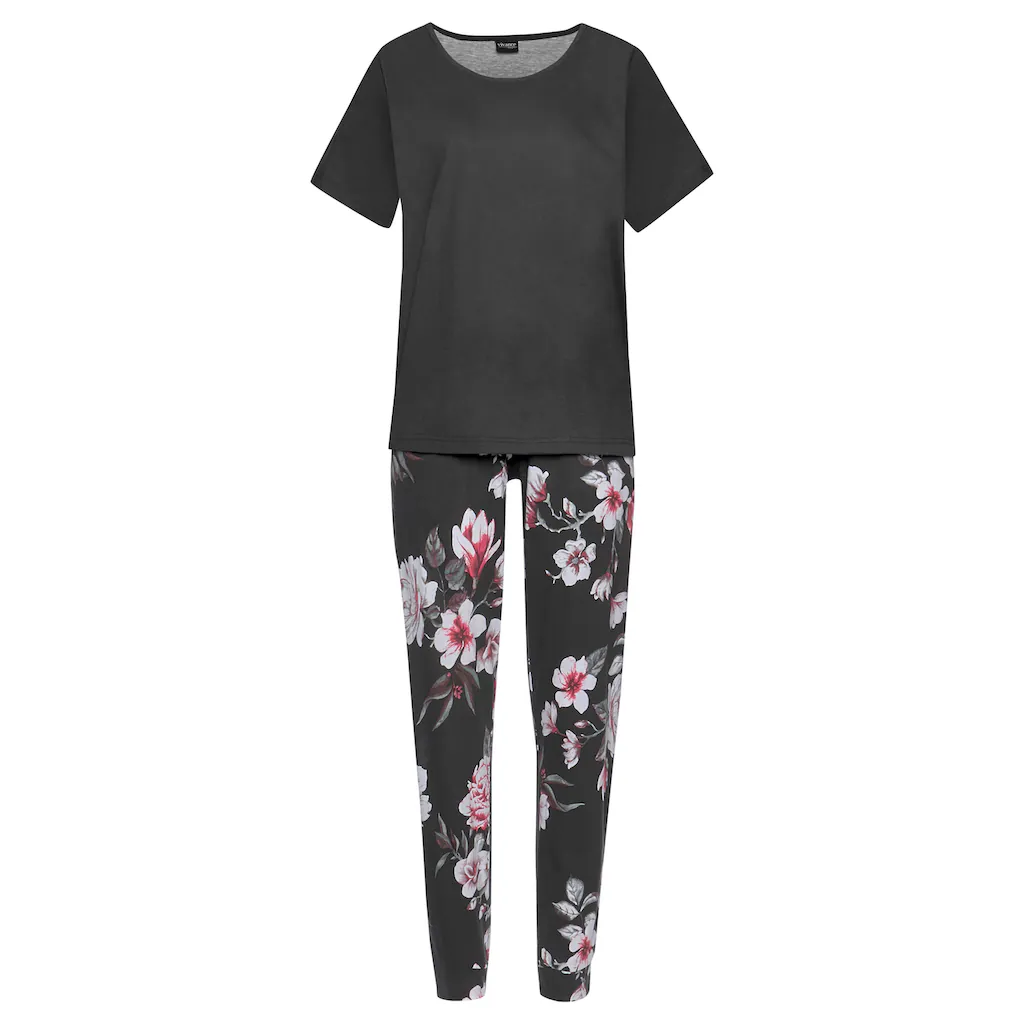 Vivance Dreams Pyjama (2 tlg.) mit Blumendruck ▷ für Outlet