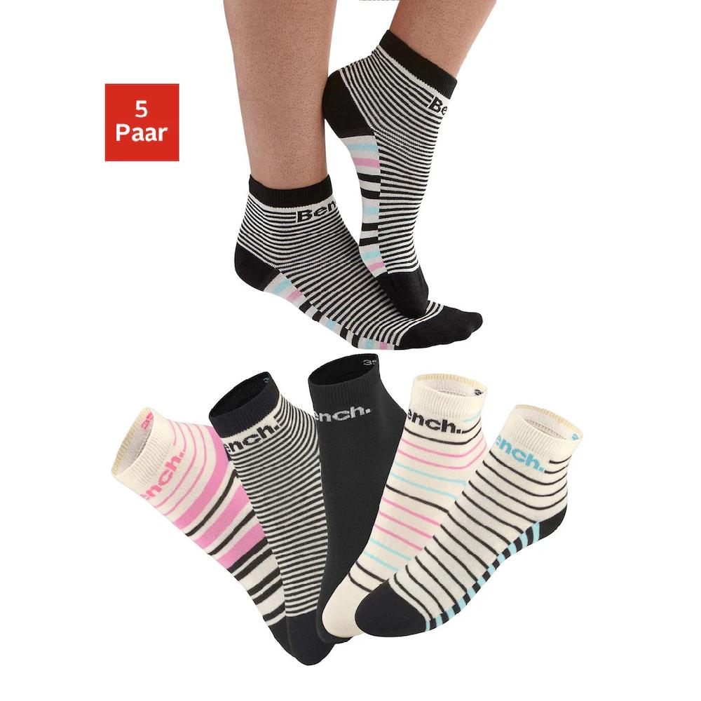 Bench. Kurzsocken (Packung 5 Paar) im Streifendesign Angebote