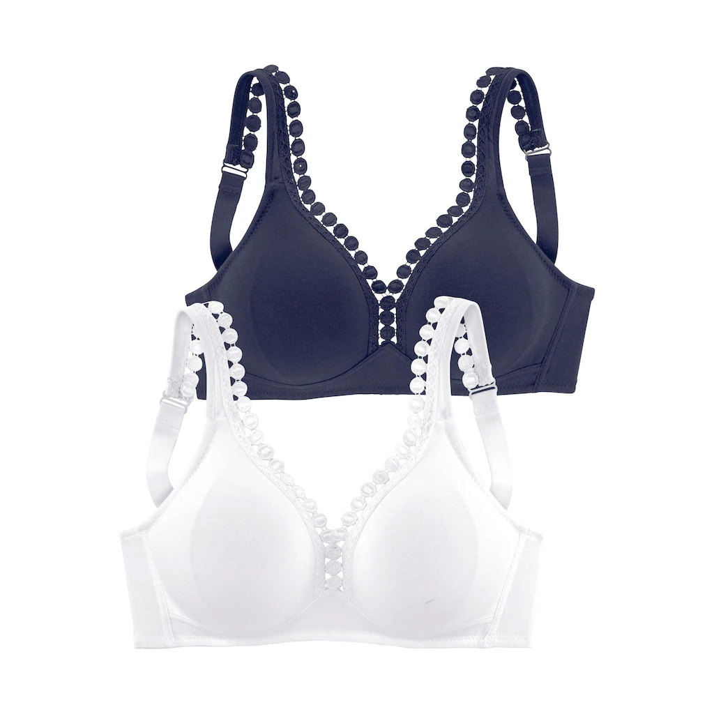 petite fleur Soft-BH ohne Bügel mit dekorativer Zierkante online bestellen im Angebot