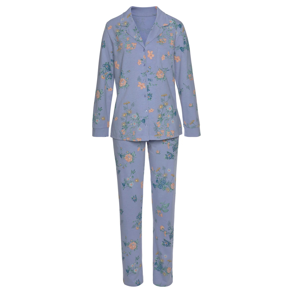 Vivance Dreams Pyjama (2 tlg.) mit Blumen Print online kaufen Blitzverkäufe