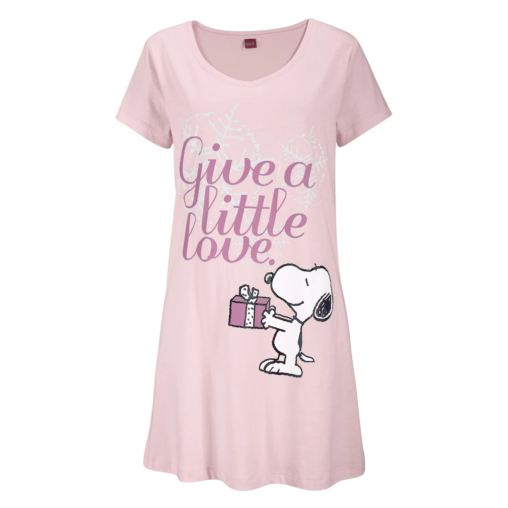 Peanuts Sleepshirt mit Snoopy-Print in Minilänge kaufen Nur für heute