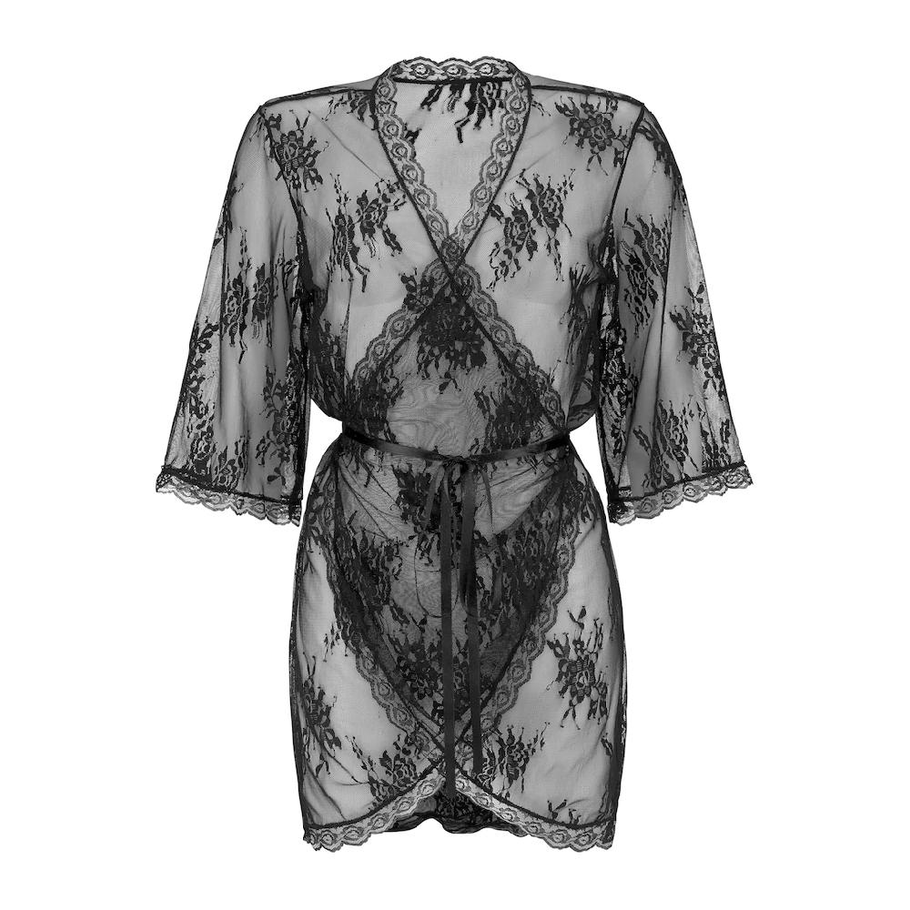 LASCANA Kimono aus transparenter Spitze sexy Dessous bestellen Vierteljährliche Förderung