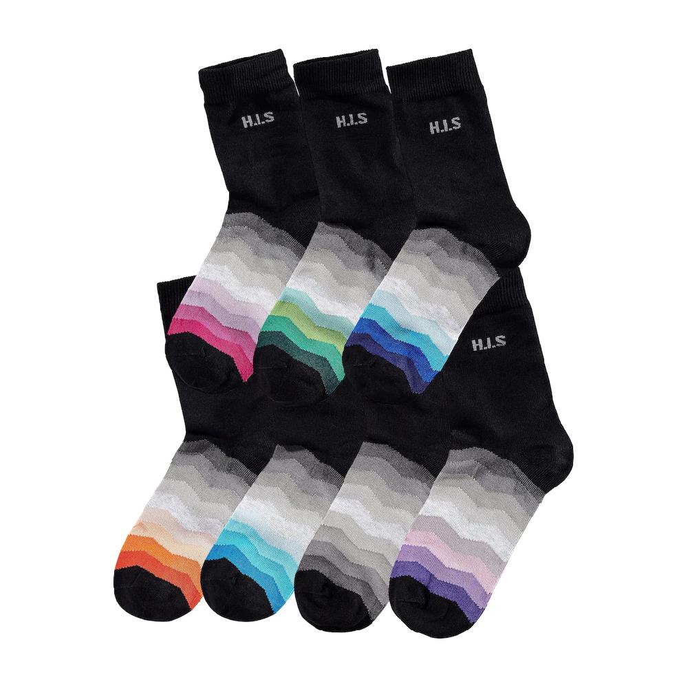 H.I.S Basicsocken (7 Paar) mit dezentem Logo online kaufen Bis zu 55% Rabatt