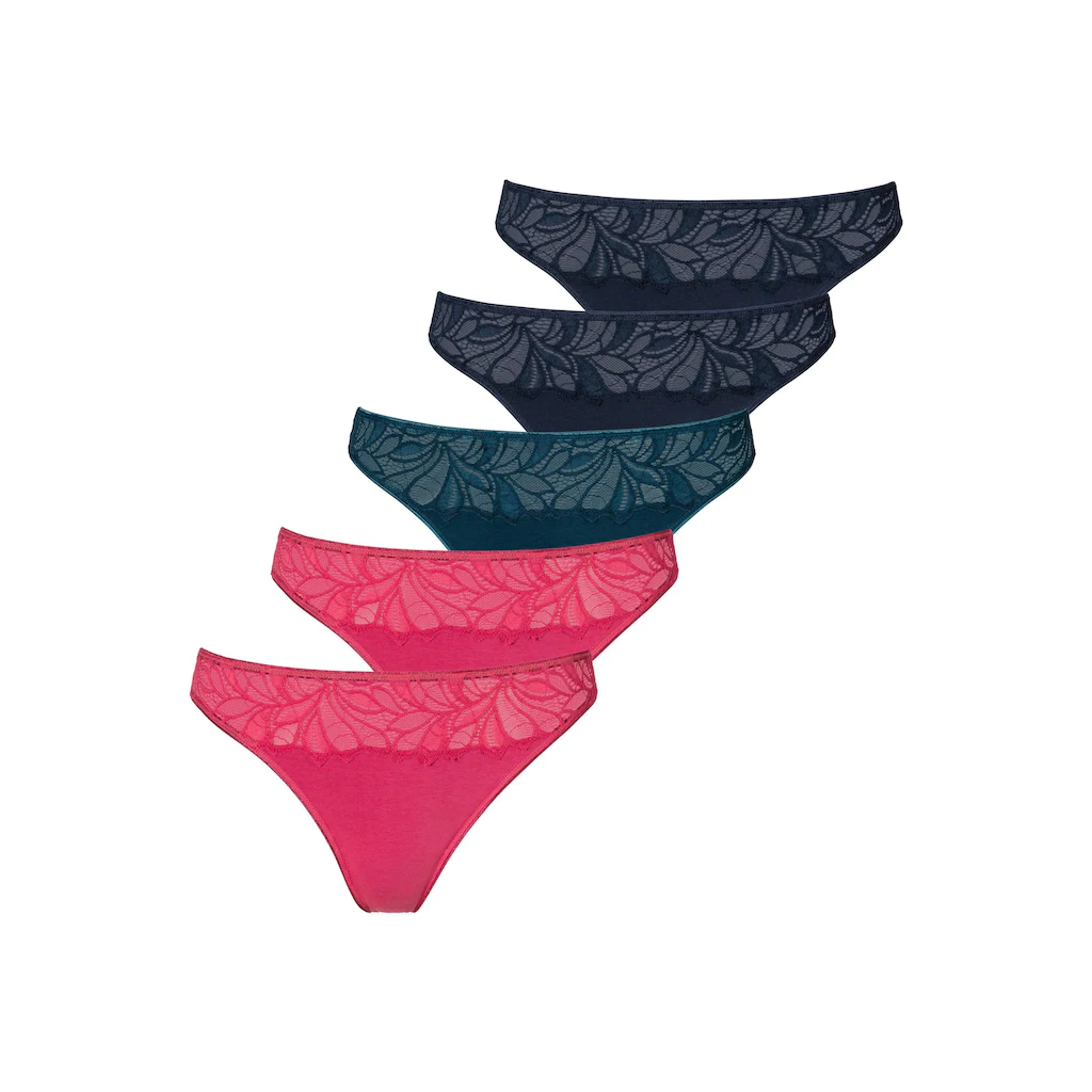 Vivance String (5er-Pack) aus elastischer Baumwoll-Qualität kaufen Günstiger Verkauf