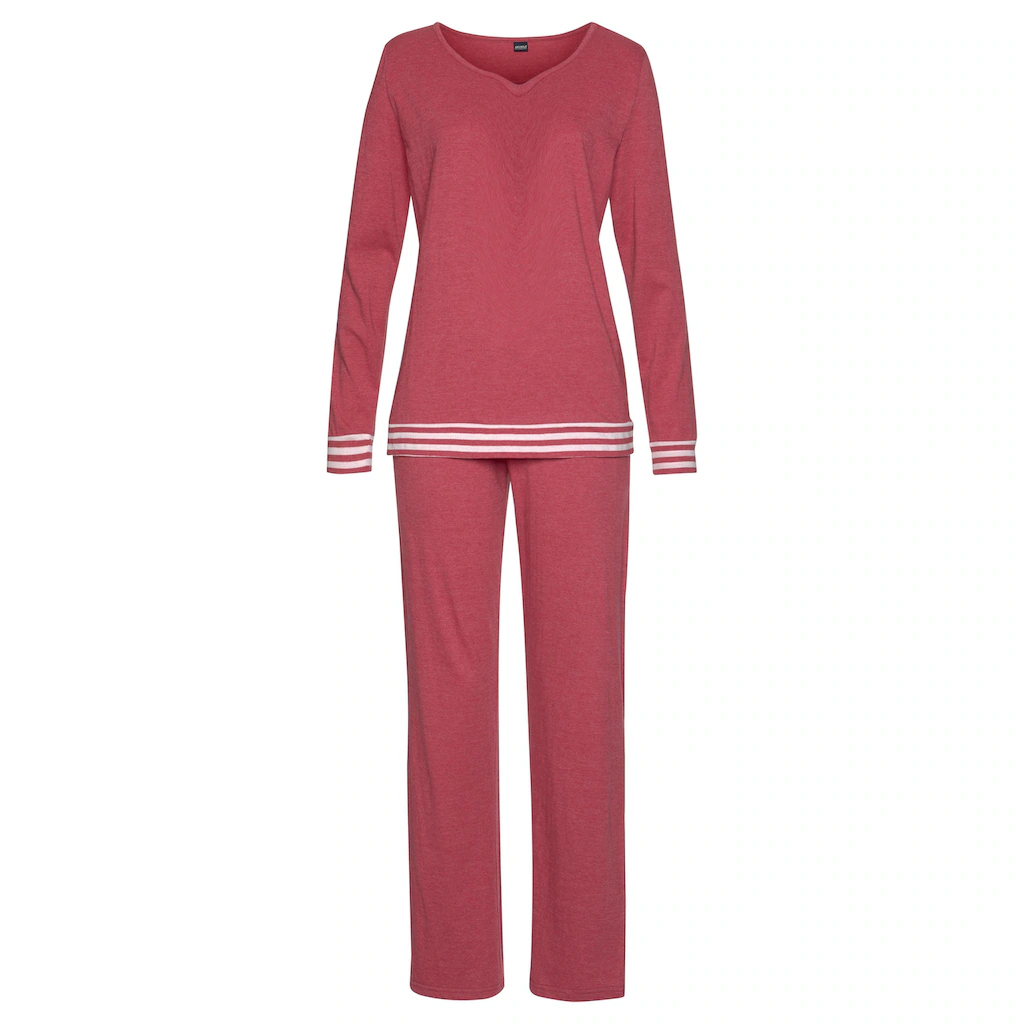 Arizona Pyjama mit Rundhalssauschnitt online kaufen Fabrikverkauf