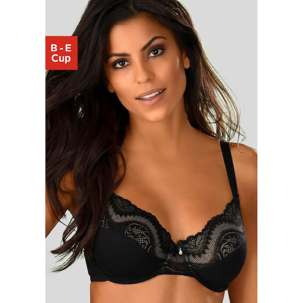 petite fleur gold Bügel-BH mit Obercup aus floraler Spitze sexy Dessous online bestellen Flash Sale
